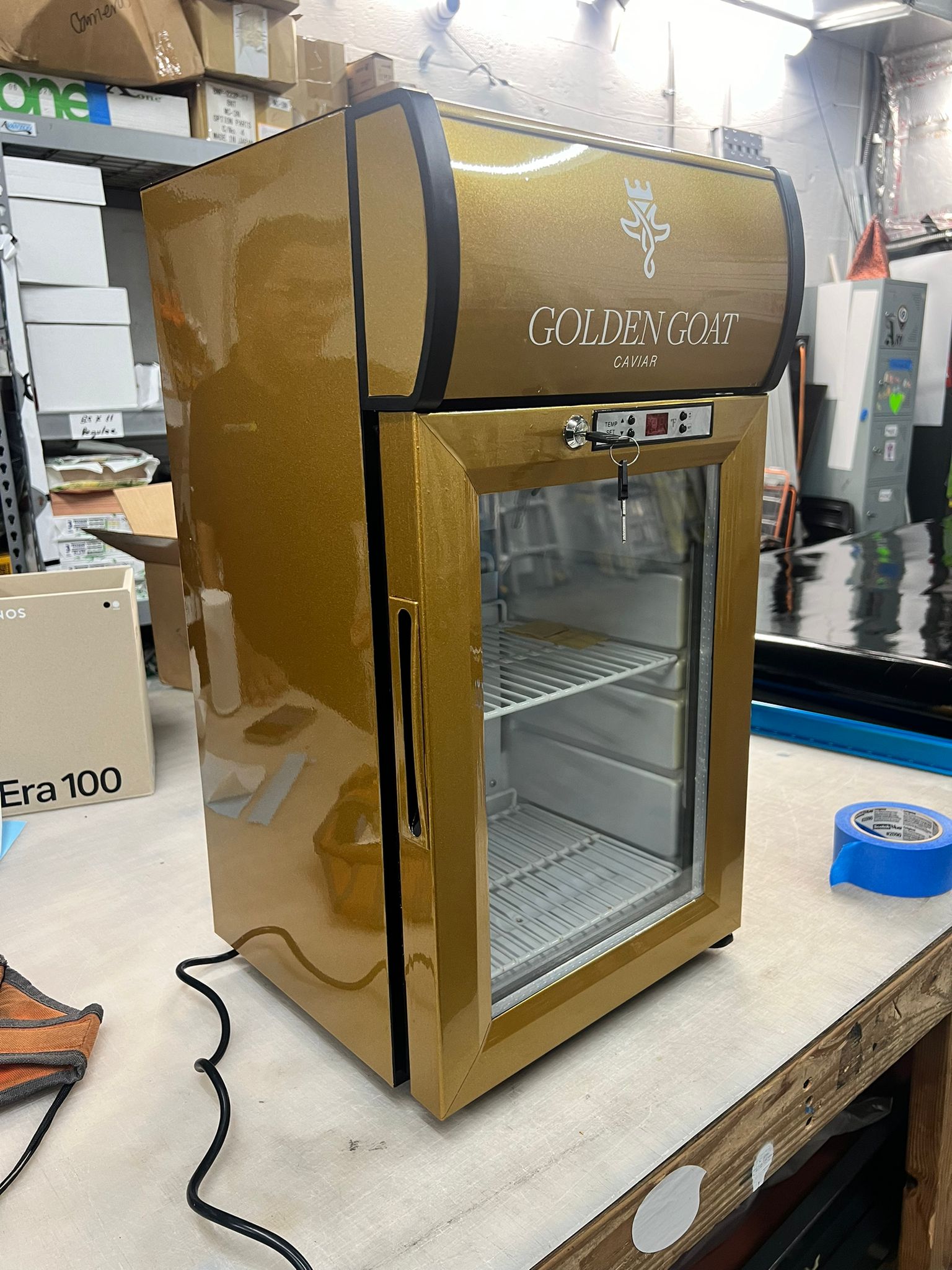 Golden Goat Custom Wrap