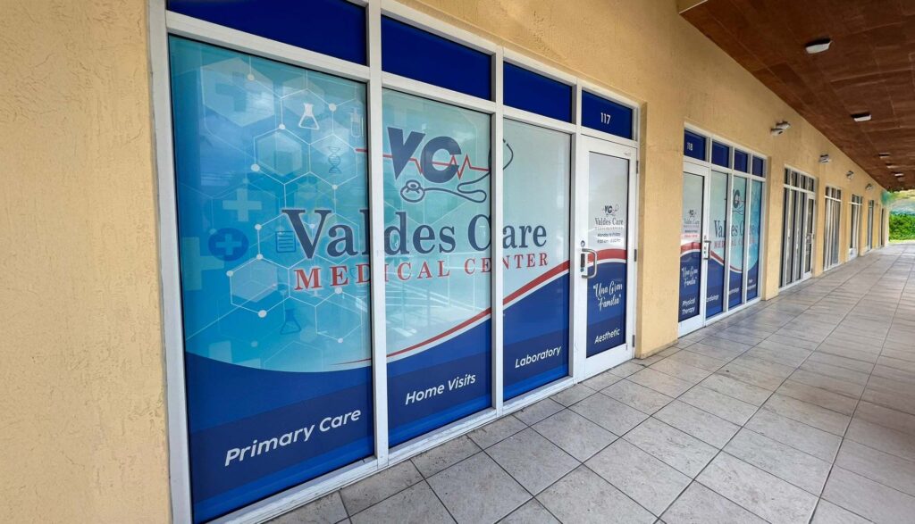 valdez medical center storefront graphics