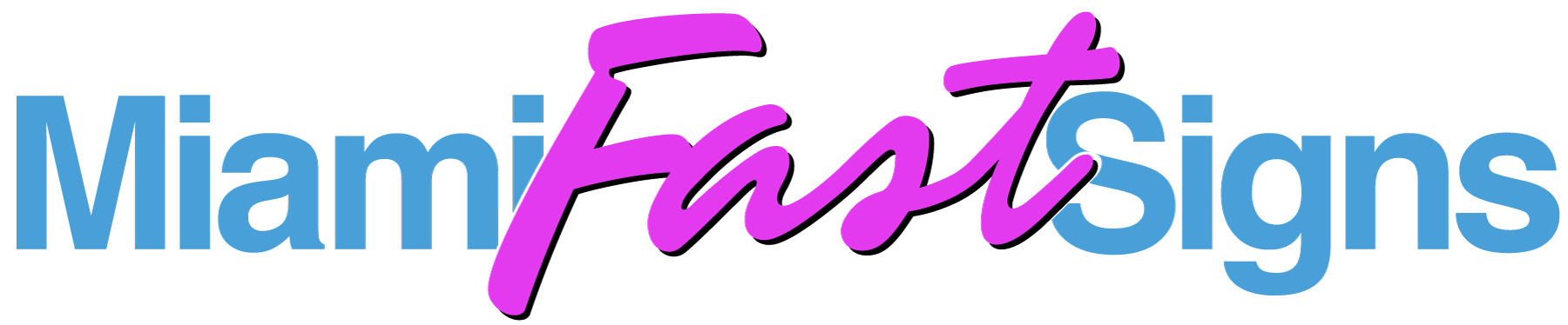 miami fast sign logo